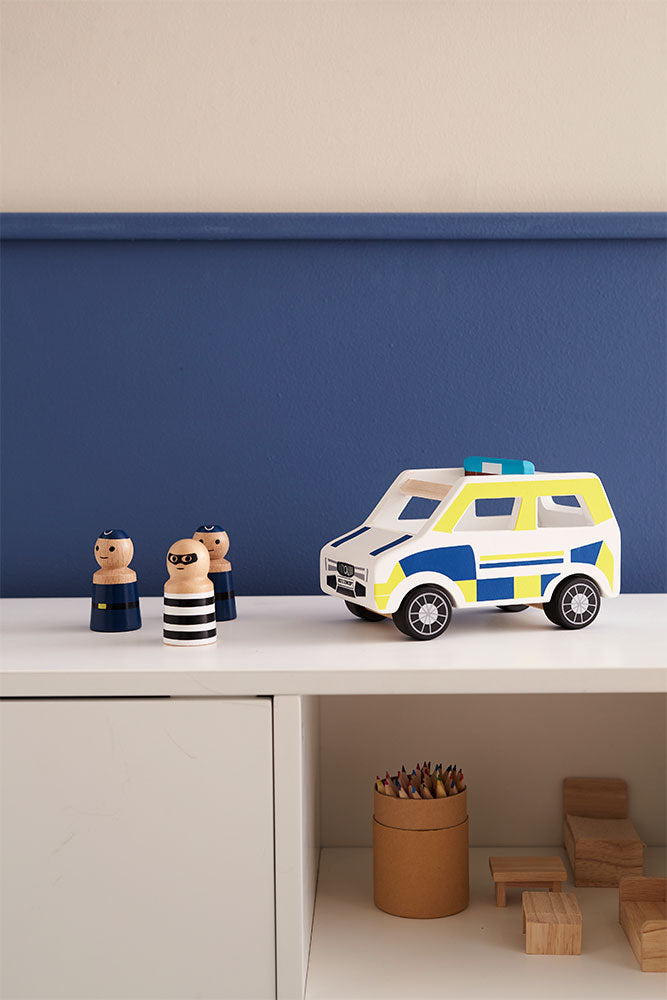 Wooden Police Car