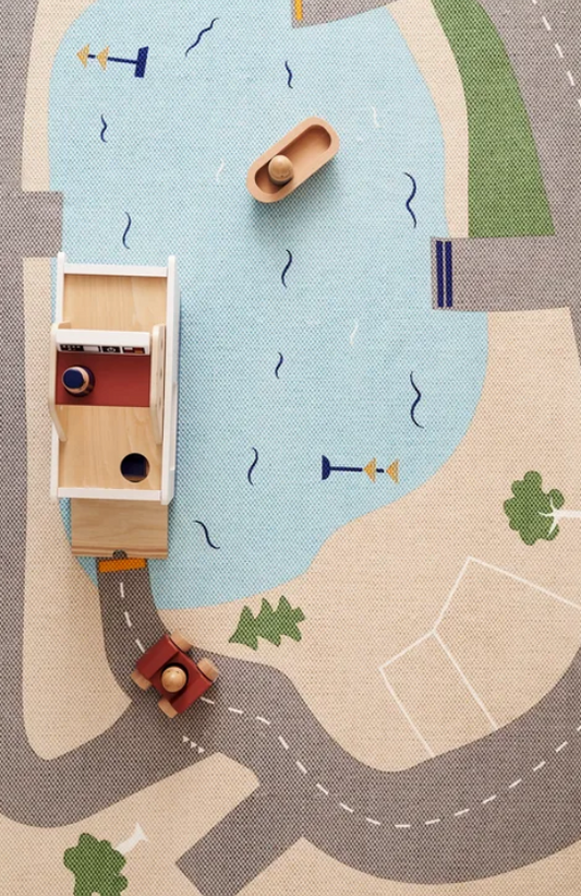 City Rug with Lake