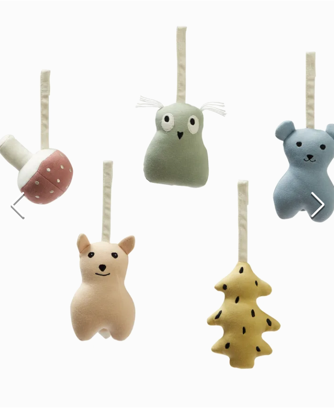 Baby Gym Soft Toys (Set of 5)