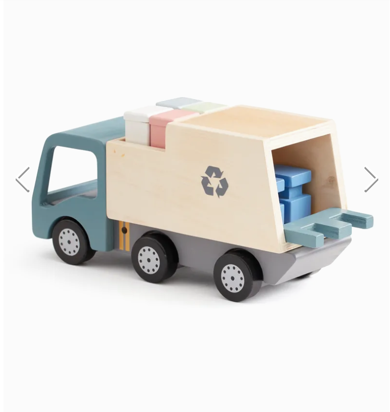 Wooden Garbage Truck
