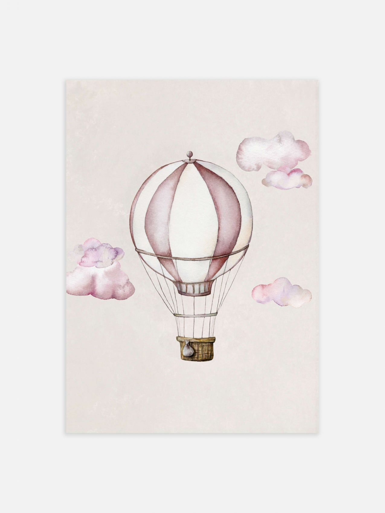 Poster - Hot Air Balloon (21 x 30 cm)