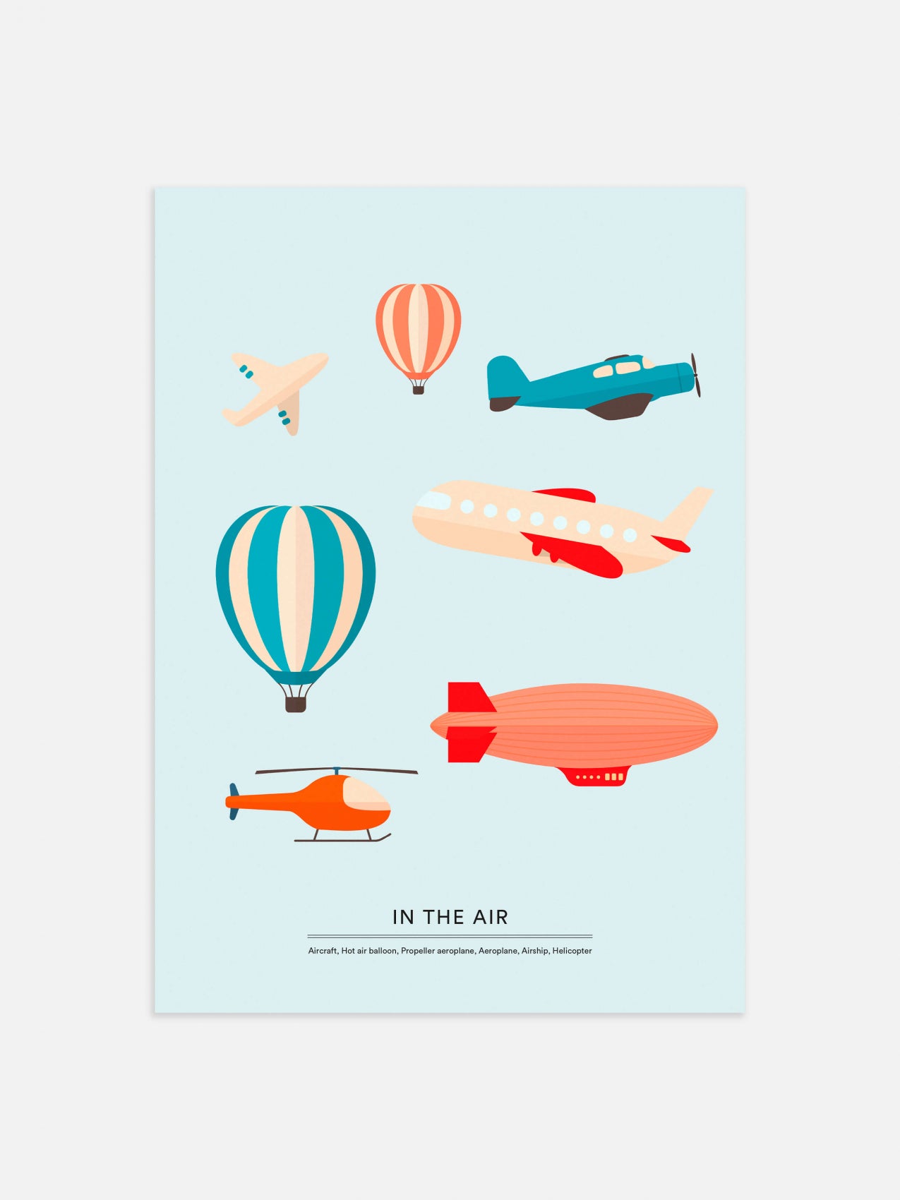 Poster - In the Air (50 x 70 cm)