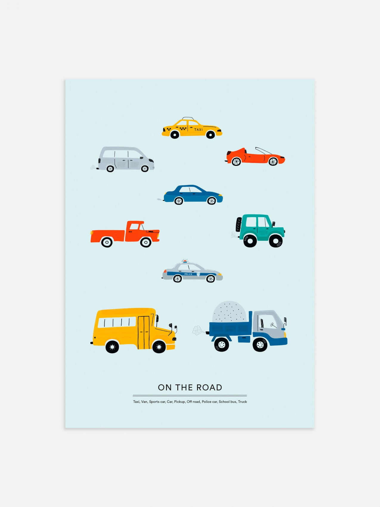 Poster - Cars (50 x 70 cm)