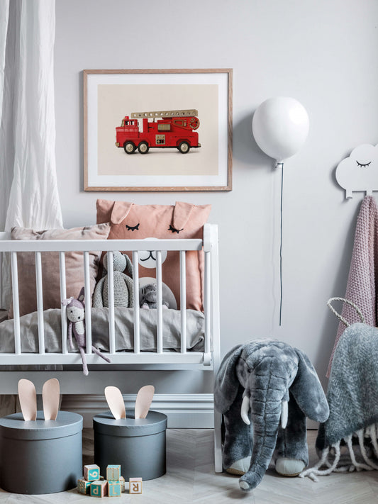 Poster - Fire Truck (30 x 40 cm)