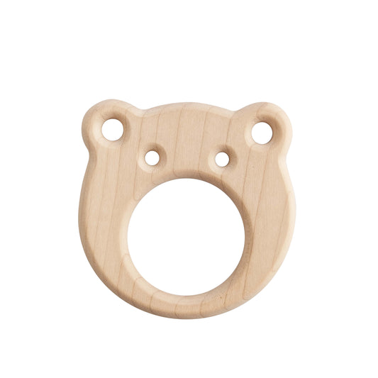 Maple Wood Frisky Frog Teether