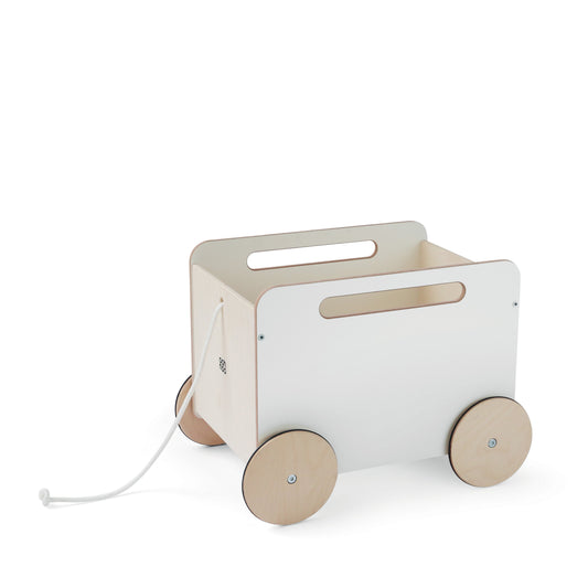 Wooden Toy Chest on Wheels