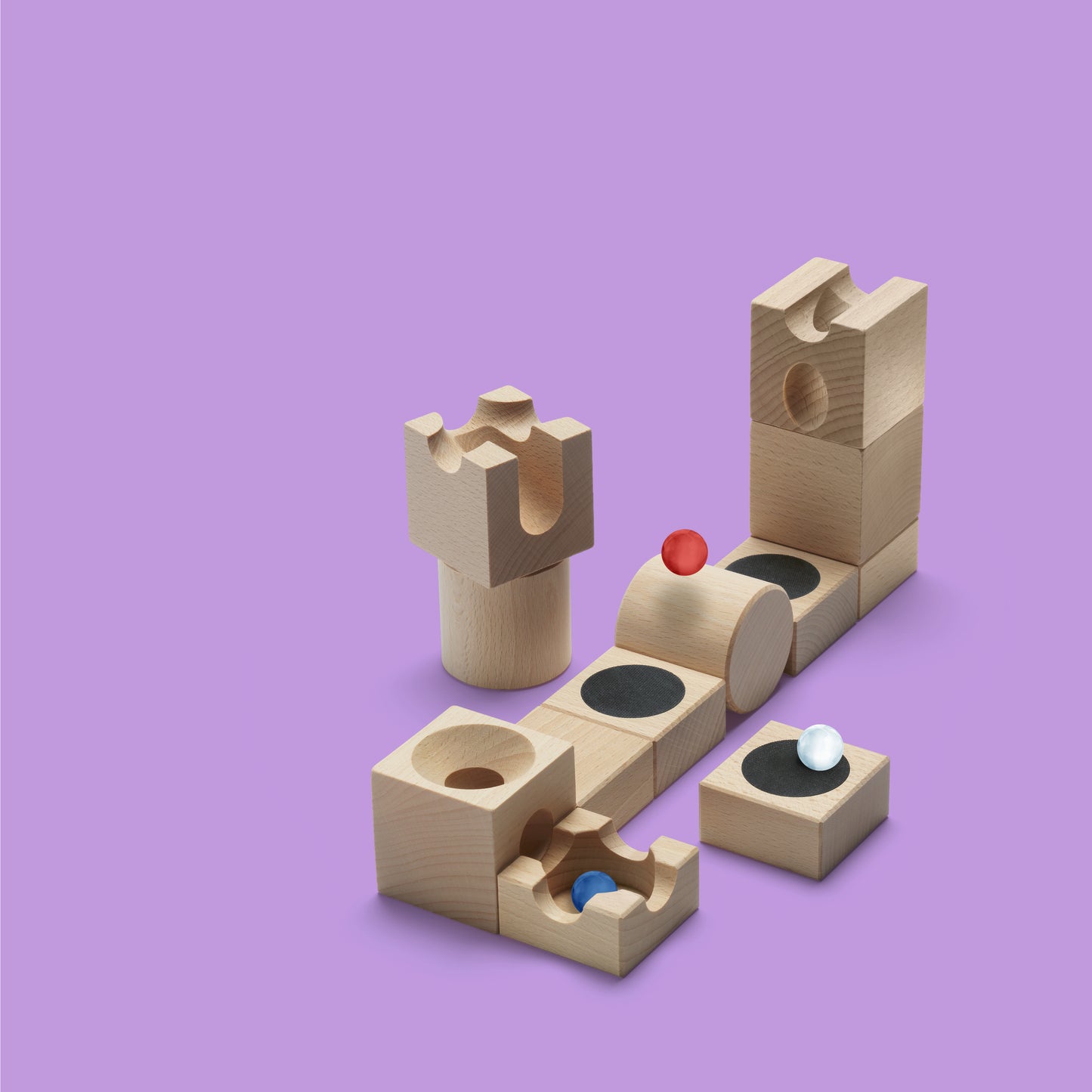 Cuboro Marble Run Extra Set: Jump (12 pcs)