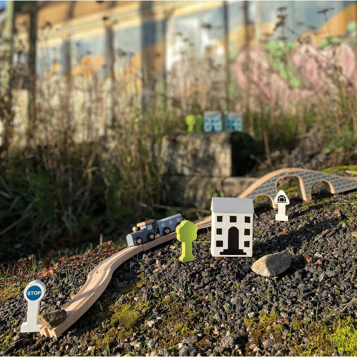Wooden Train Set