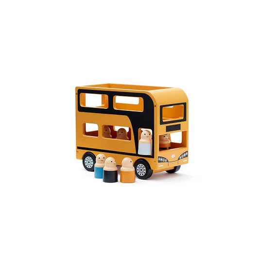 Wooden Double Decker Bus