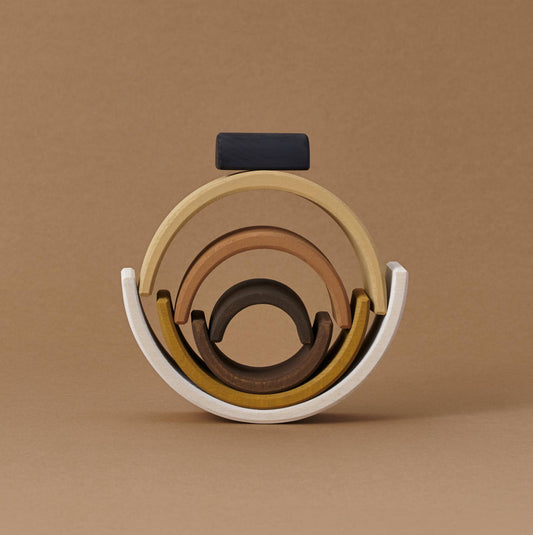 Wooden Rainbow Arch Stacker