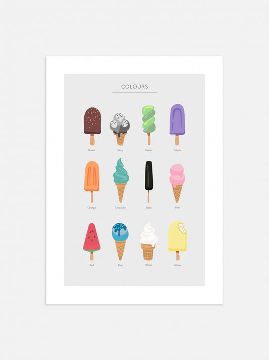 Poster - Ice Cream (50 x 70 cm)