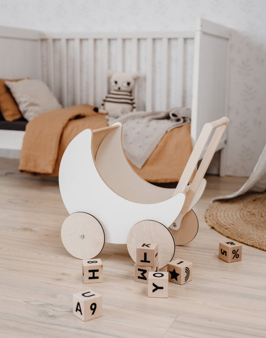 Wooden Toy Pram