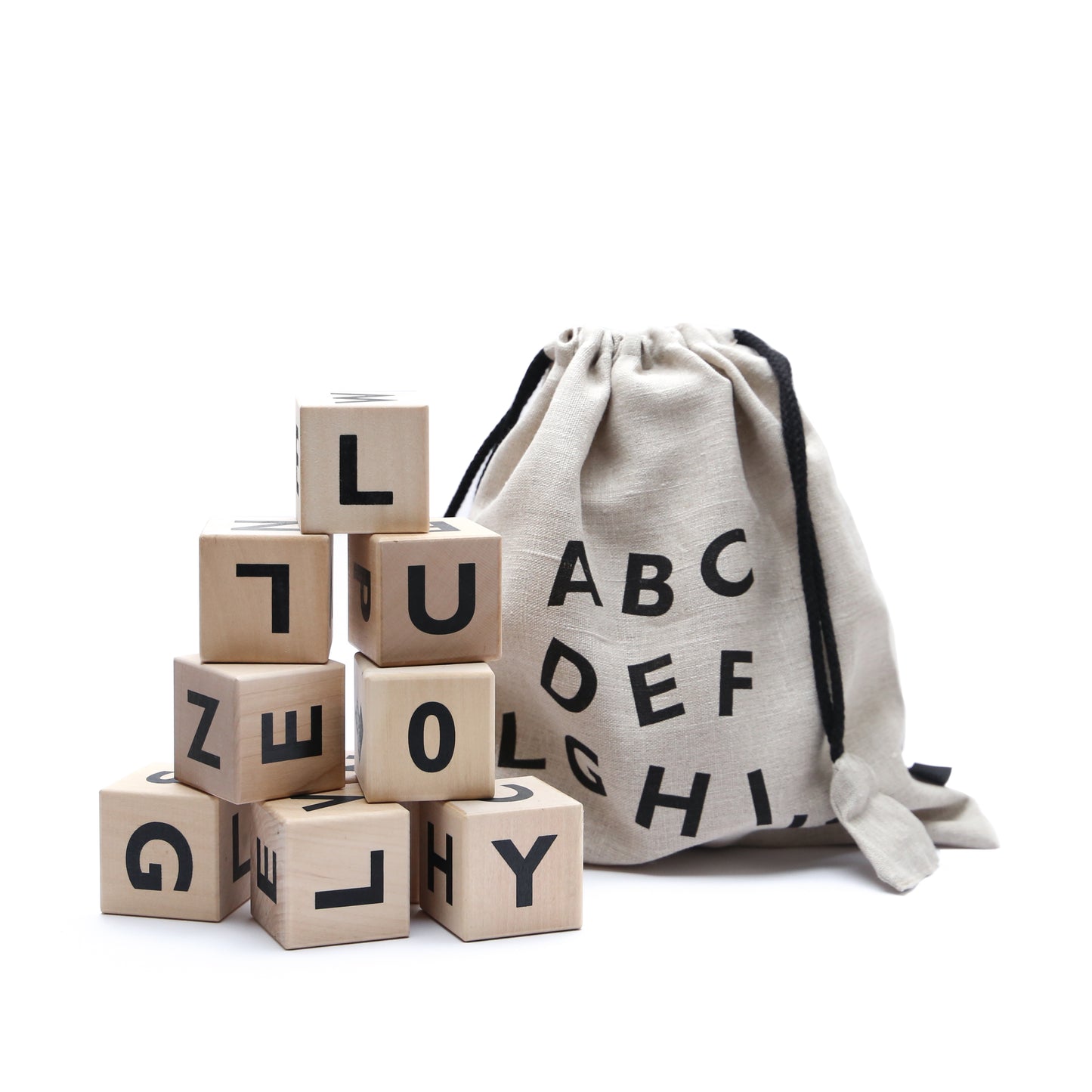 Wooden Alphabet Blocks