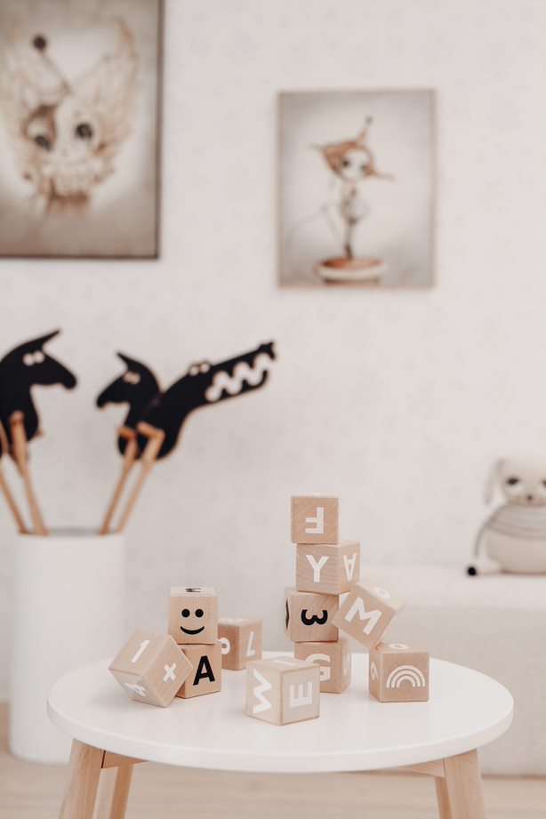 Wooden Alphabet Blocks