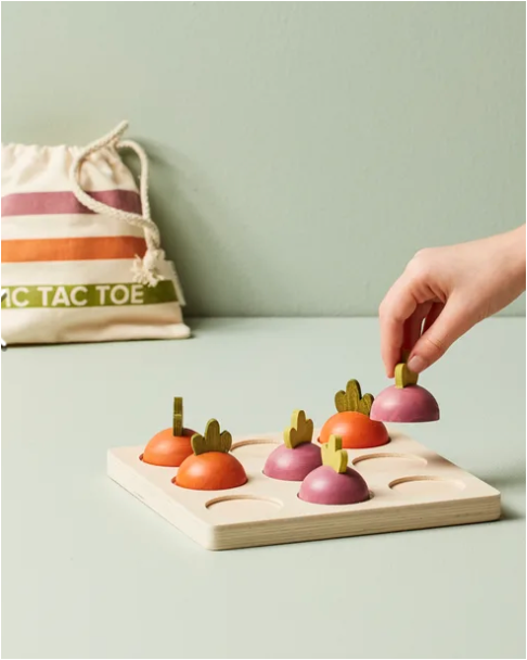 Wooden Tic Tac Toe Game